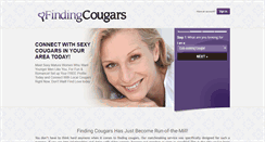 Desktop Screenshot of findingcougars.com
